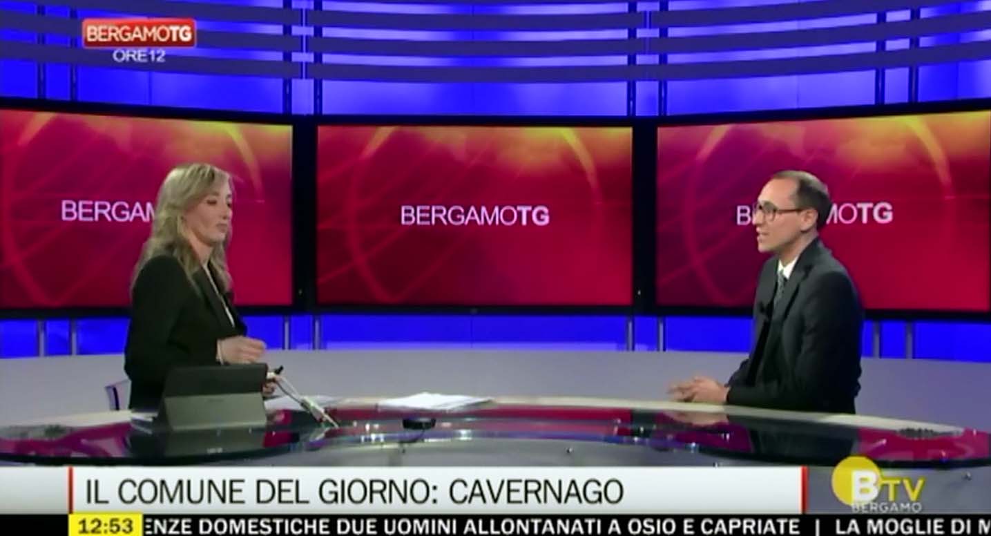 Immagine che raffigura Il Sindaco Giuseppe TOGNI ospite di Bergamo TV
